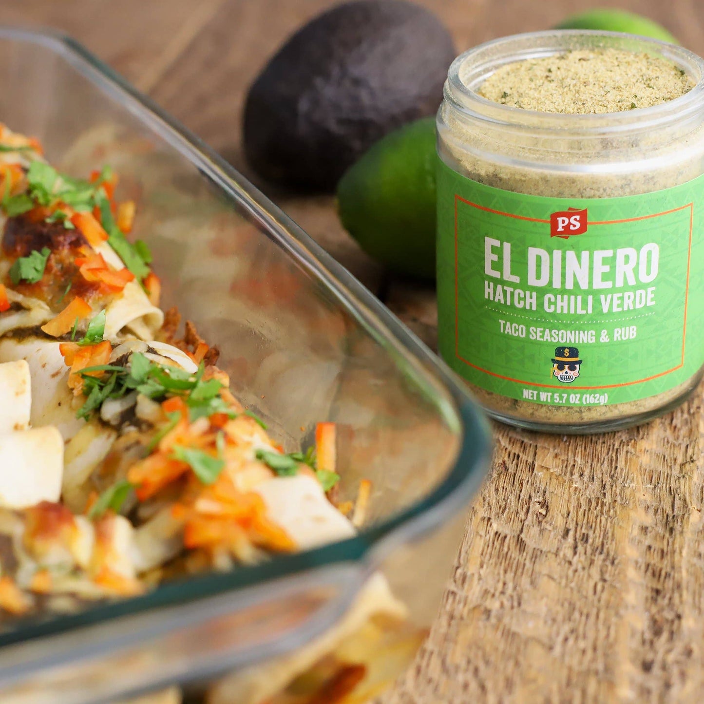 El Dinero - Hatch Chili Verde Taco Seasoning & Rub 5.7oz