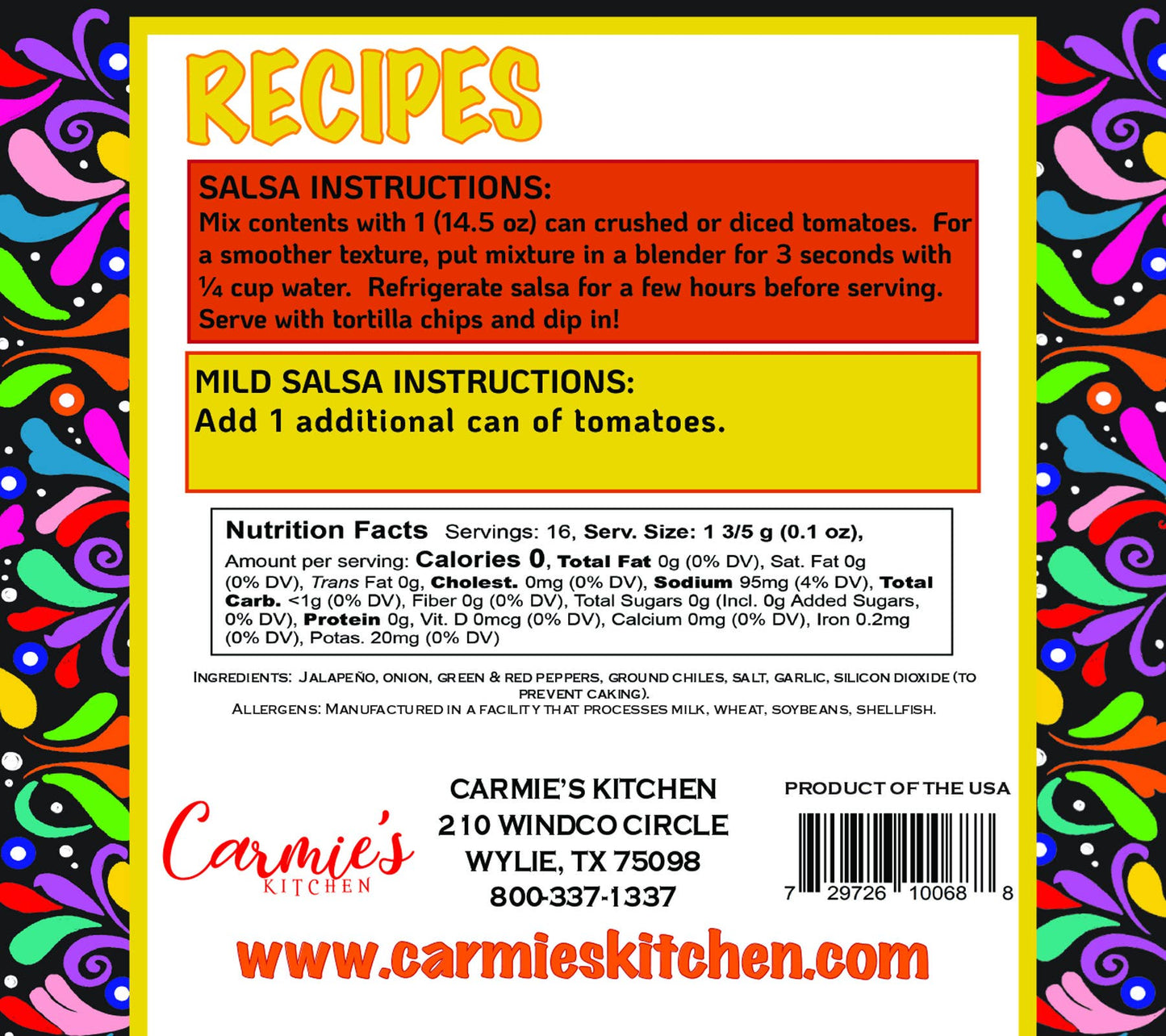 Cantina Salsa Mix - Taco Tuesday Collection
