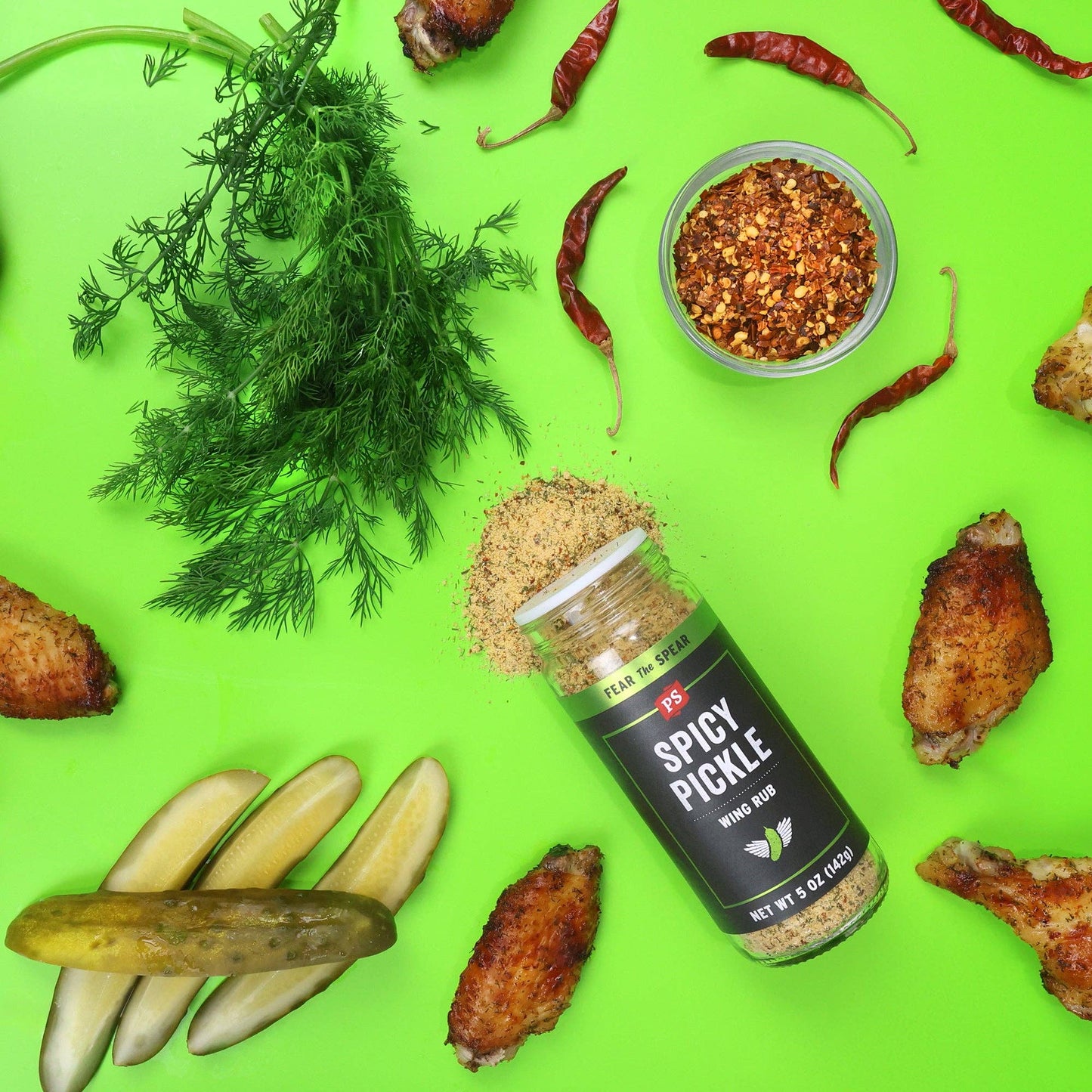 Spicy Dill Pickle Wing Rub 5oz