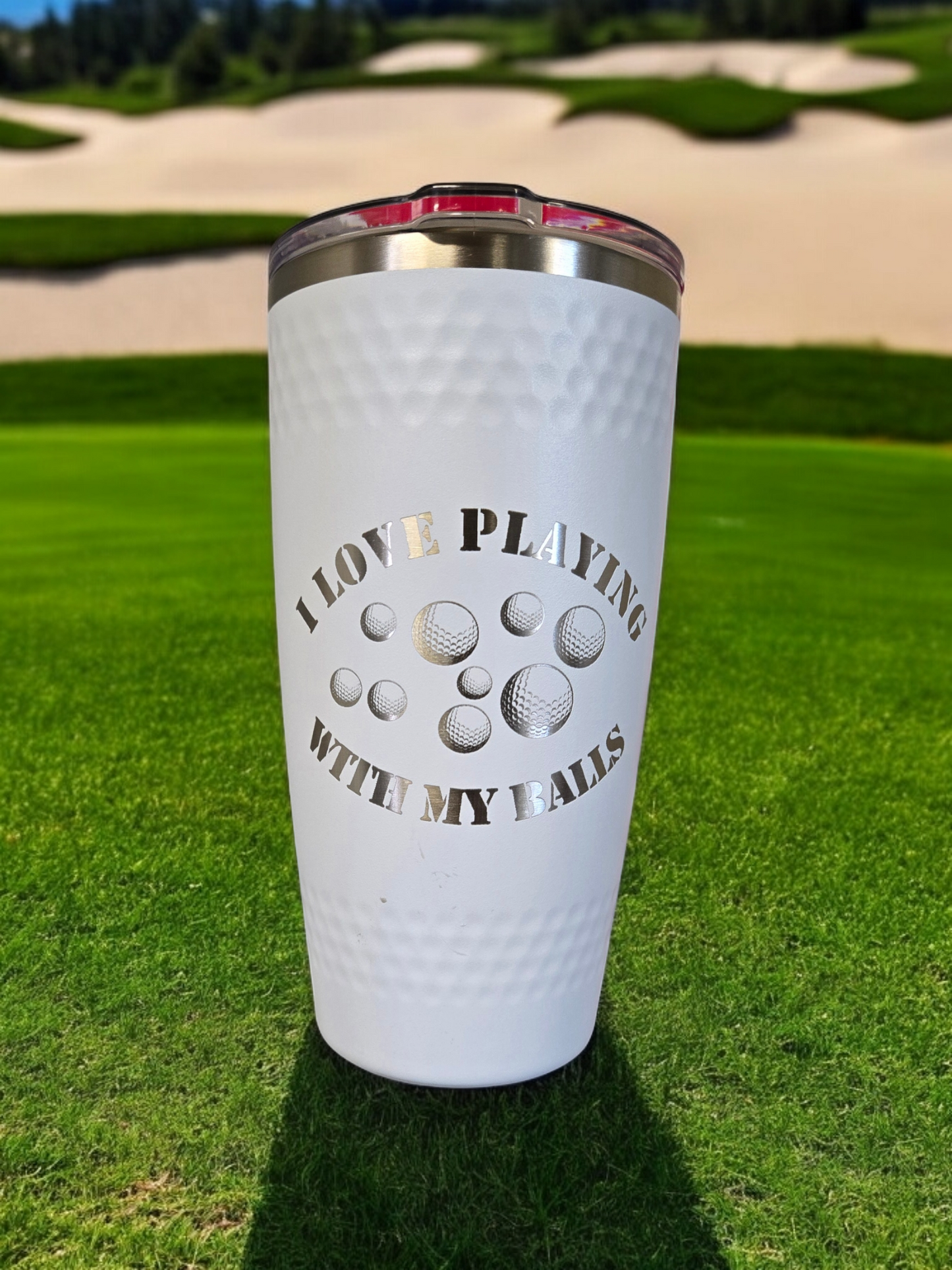 20oz Golf Tumbler w/Sliding Lid