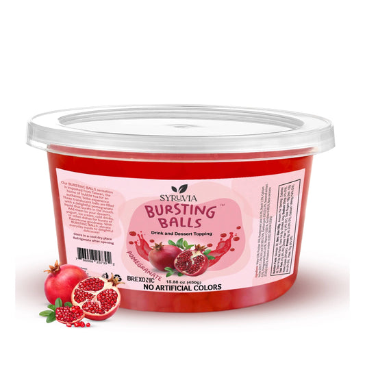 1 LB Pomegranate Flavored Popping Boba