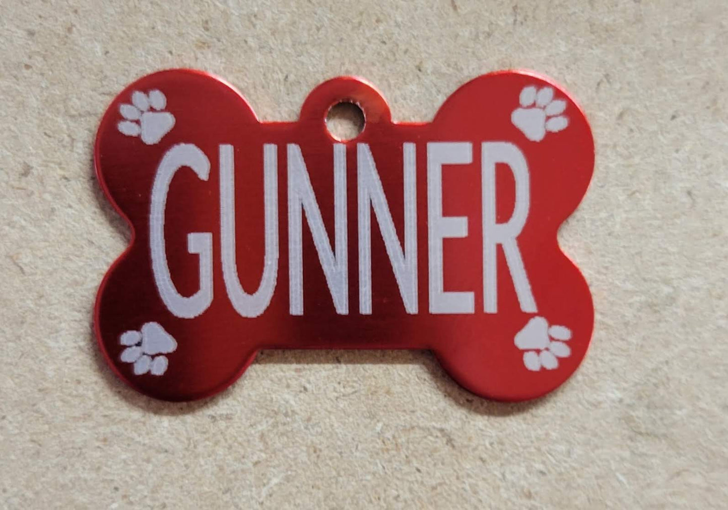 Custom Dog ID Tag (Bone Shaped)